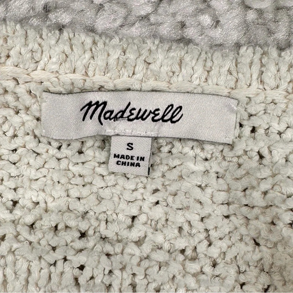 Madewell Bronson Cardigan Sweater. Chunky Textured Knit Soft Comfy Layer. Small - Picture 7 of 14